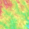 Mapa topográfico Le Mas, altitud, relieve