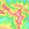 Mapa topográfico Cà La Bocca, altitud, relieve