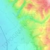 Mapa topográfico Randan, altitud, relieve