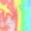 Mapa topográfico Omugakorongo, altitud, relieve
