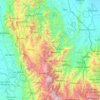 Mapa topográfico Bucarasica, altitud, relieve