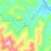 Mapa topográfico Cerqueiro, altitud, relieve