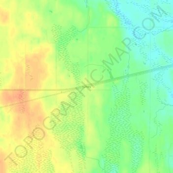 Mapa topográfico Rumely, altitud, relieve
