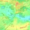 Mapa topográfico Stonebridge, altitud, relieve