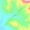 Mapa topográfico Viajama, altitud, relieve