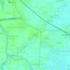 Mapa topográfico Melur, altitud, relieve