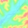 Mapa topográfico Little Genesee, altitud, relieve