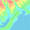 Mapa topográfico Si-it, altitud, relieve