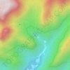Mapa topográfico Cachoeira Veu da Noiva, altitud, relieve