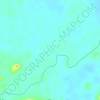 Mapa topográfico Norosí, altitud, relieve