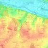 Mapa topográfico Pièce de Ferrière, altitud, relieve