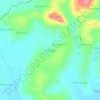 Mapa topográfico Nabigasa, altitud, relieve