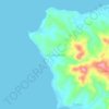 Mapa topográfico La Concepcion, altitud, relieve