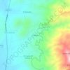 Mapa topográfico El Paraiso, altitud, relieve