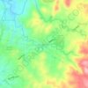 Mapa topográfico Kaybanban, altitud, relieve