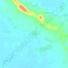 Mapa topográfico Kawt Ka Thaung, altitud, relieve