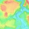 Mapa topográfico Beaubac, altitud, relieve