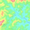 Mapa topográfico Prata, altitud, relieve
