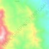 Mapa topográfico Ugabwa, altitud, relieve