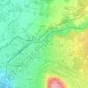 Mapa topográfico Les Vercheres, altitud, relieve