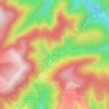 Mapa topográfico Aymard, altitud, relieve