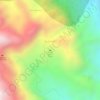 Mapa topográfico Cueva de los Loros, altitud, relieve