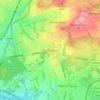 Mapa topográfico Heath Hayes, altitud, relieve
