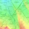 Mapa topográfico Duren, altitud, relieve