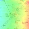 Mapa topográfico Taungdwingyi, altitud, relieve
