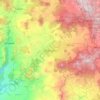 Mapa topográfico Zitácuaro, altitud, relieve