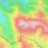 Mapa topográfico Errozate, altitud, relieve