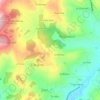 Mapa topográfico Le Bessy, altitud, relieve