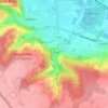 Mapa topográfico Jeufosse, altitud, relieve