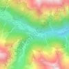 Mapa topográfico Fornarelli, altitud, relieve