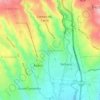 Mapa topográfico Lomas de Guadalupe, altitud, relieve