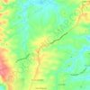 Mapa topográfico Acacia, altitud, relieve