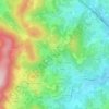 Mapa topográfico Les Enceints, altitud, relieve