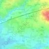 Mapa topográfico La Gueslerie, altitud, relieve