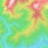 Mapa topográfico Valbella Superiore, altitud, relieve