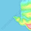 Mapa topográfico Yeovil Rock, altitud, relieve