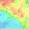 Mapa topográfico Kerquessaud, altitud, relieve
