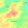 Mapa topográfico Highoak, altitud, relieve