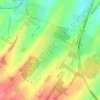 Mapa topográfico Waldershare, altitud, relieve