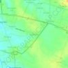Mapa topográfico Kartoharjo, altitud, relieve