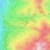 Mapa topográfico Peyresourde-Balestas, altitud, relieve