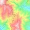 Mapa topográfico Natubleng, altitud, relieve