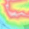 Mapa topográfico Sgùrr na Ciste Duibhe, altitud, relieve