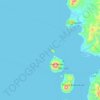 Mapa topográfico Maka, altitud, relieve