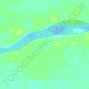 Mapa topográfico Fundo Las Danticas, altitud, relieve