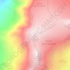 Mapa topográfico Dôme des Nants, altitud, relieve